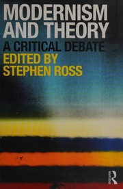 Cover of: Modernism and theory by edited by Stephen Ross.