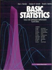 Cover of: Basic Statistics by Mark J. Kiemele