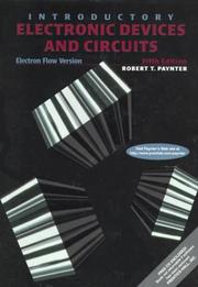 Cover of: Introductory Electronic Devices and Circuits by Robert T. Paynter, Robert T. Paynter