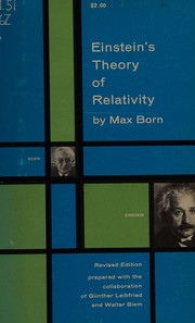 Cover of: Einstein's theory of relativity