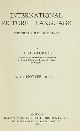 International picture language by Otto Neurath