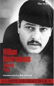 Cover of: William Mastrosimone: collected plays.
