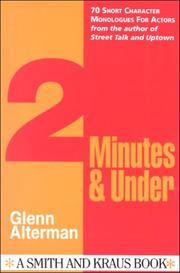 Cover of: 2 minutes and under by Glenn Alterman
