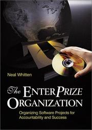 Cover of: The Enterprize Organization: Organizing Software Projects for Accountability and Success