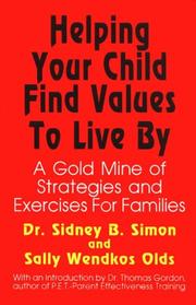 Cover of: Helping Your Child Find Values to Live by by Sally Wendkos Olds