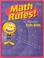 Cover of: Math rules!