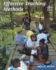 Cover of: Effective Teaching Methods (4th Edition) by Gary D. Borich