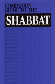 Companion guide to the Shabbat prayer service by Moshe I. Sorscher