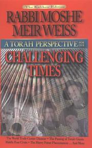 Cover of: A Torah Perspective for Our Challenging Times