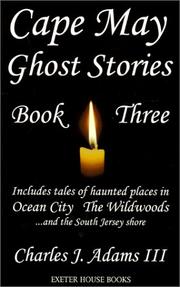 Cover of: Cape May Ghost Stories | Charles J. Adams III