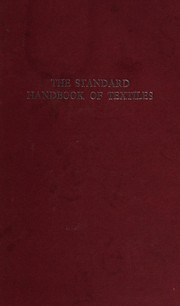 The standard handbook of textiles by A. J. Hall