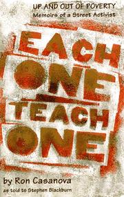 Cover of: Each one teach one by Ronald Casanova