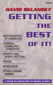 Cover of: Getting the best of it