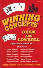 Cover of: Winning concepts in draw and lowball