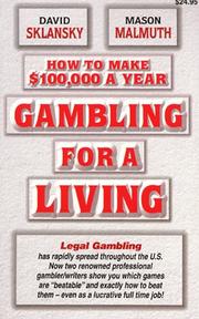 Cover of: How to make $100,000 a year gambling for a living