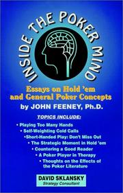 Cover of: Inside the Poker Mind: Essays on Hold 'em and General Poker Concepts