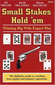 Cover of: Small stakes hold 'em by Miller, Ed