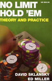 Cover of: No limit Hold'em theory and practice