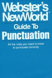 Cover of: Webster's New World guide to punctuation