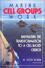 Making cell groups work by M. Scott Boren, Don Tillman