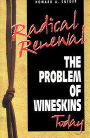 Cover of: Radical Renewal: The Problem of Wineskins Today