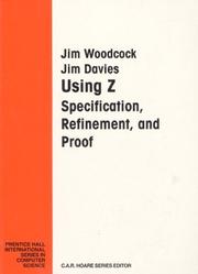 Cover of: Using Z by Jim Woodcock, Jim Davies