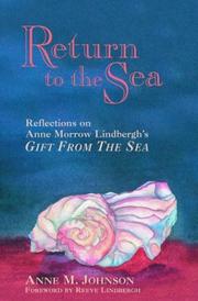 Cover of: Return to the sea: reflections on Anne Morrow Lindbergh's Gift from the sea