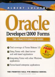 Cover of: Oracle Developer/2000 Forms