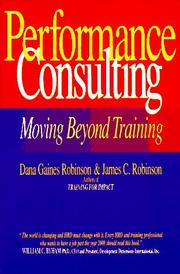 Cover of: Performance Consulting by Dana Gaines Robinson, James C Robinson