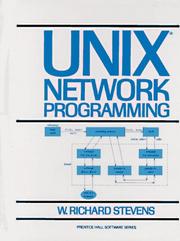 Cover of: UNIX network programming by W. Richard Stevens