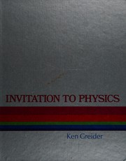 Cover of: Invitation to Physics