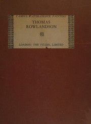 Cover of: Thomas Rowlandson