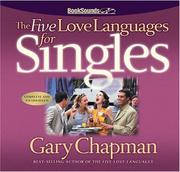 Cover of: The Five Love Languages for Singles Audio CD by Gary Chapman