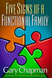 Cover of: Five Signs of a Functional Family