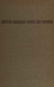 Cover of: Antique American clocks & watches. by Richard Thomson