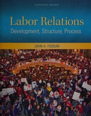 Cover of: Labor relations: development, structure, process