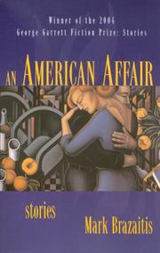 Cover of: An American Affair by Mark Brazaitis