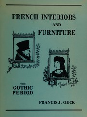 French interiors & furniture by Francis J. Geck