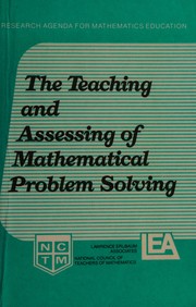 Cover of: Research agenda for mathematics education.