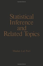 Cover of: Statistical Inference and Related Topics