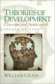 Cover of: Theories of development: concepts and applications