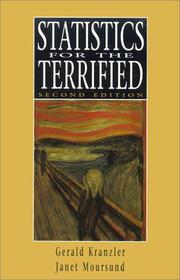 Cover of: Statistics for the terrified by Gerald Kranzler, Gerald Kranzler