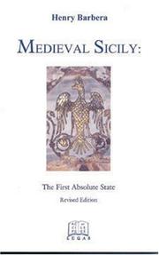 Medieval Sicily by Henry Barbera