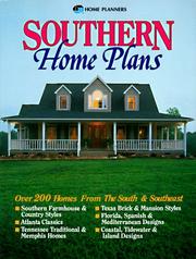 Cover of: Southern home plans: over 200 homes from the South and Southeast.