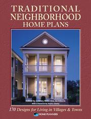 Cover of: Traditional Neighborhood Home Plans by Inc. Home Planners, Inc. Home Planners