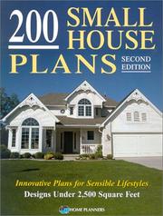 Cover of: 200 small house plans: innovative plans for sensible lifestyles, designs under 2,500 square feet.