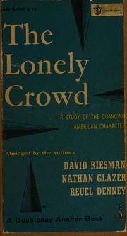 Cover of: The lonely crowd by David Riesman
