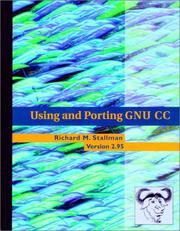 Cover of: Using and Porting GNU CC by Richard M. Stallman