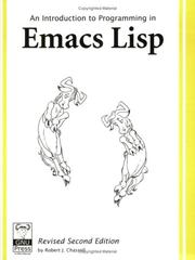 Cover of: An Introduction to Programming in Emacs Lisp by Robert J. Chassell
