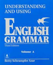 Cover of: Student Text, Vol. A: Understanding and Using English Grammar (Blue), Third Edition
